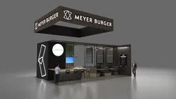 20x30 Island booth design by Reaction Space
